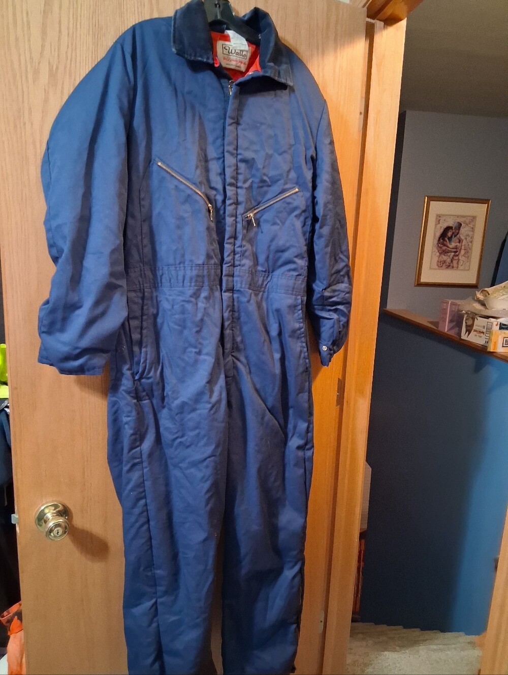 Vintage Walls Blizzard-Pruf Insulated Apparel  workwear coveralls. Quilted, Larg